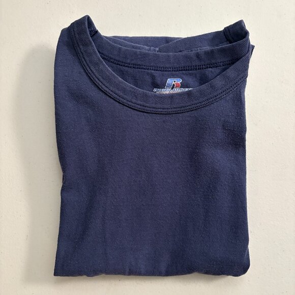 Russell Athletic Blue Summer Wicks Moisture Machine Washable Tanktop Men's XL - Picture 7 of 7